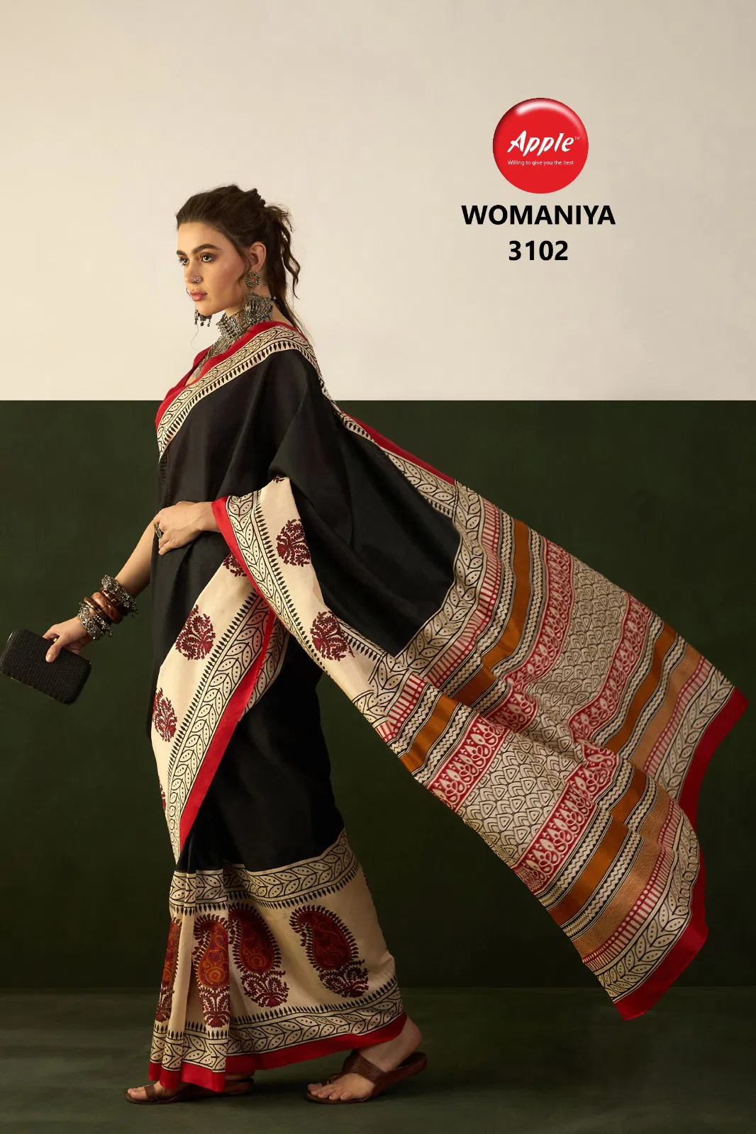 Womaniya 31 By Apple Designer Printed Bhagalpuri Silk Sarees Wholesale Online
